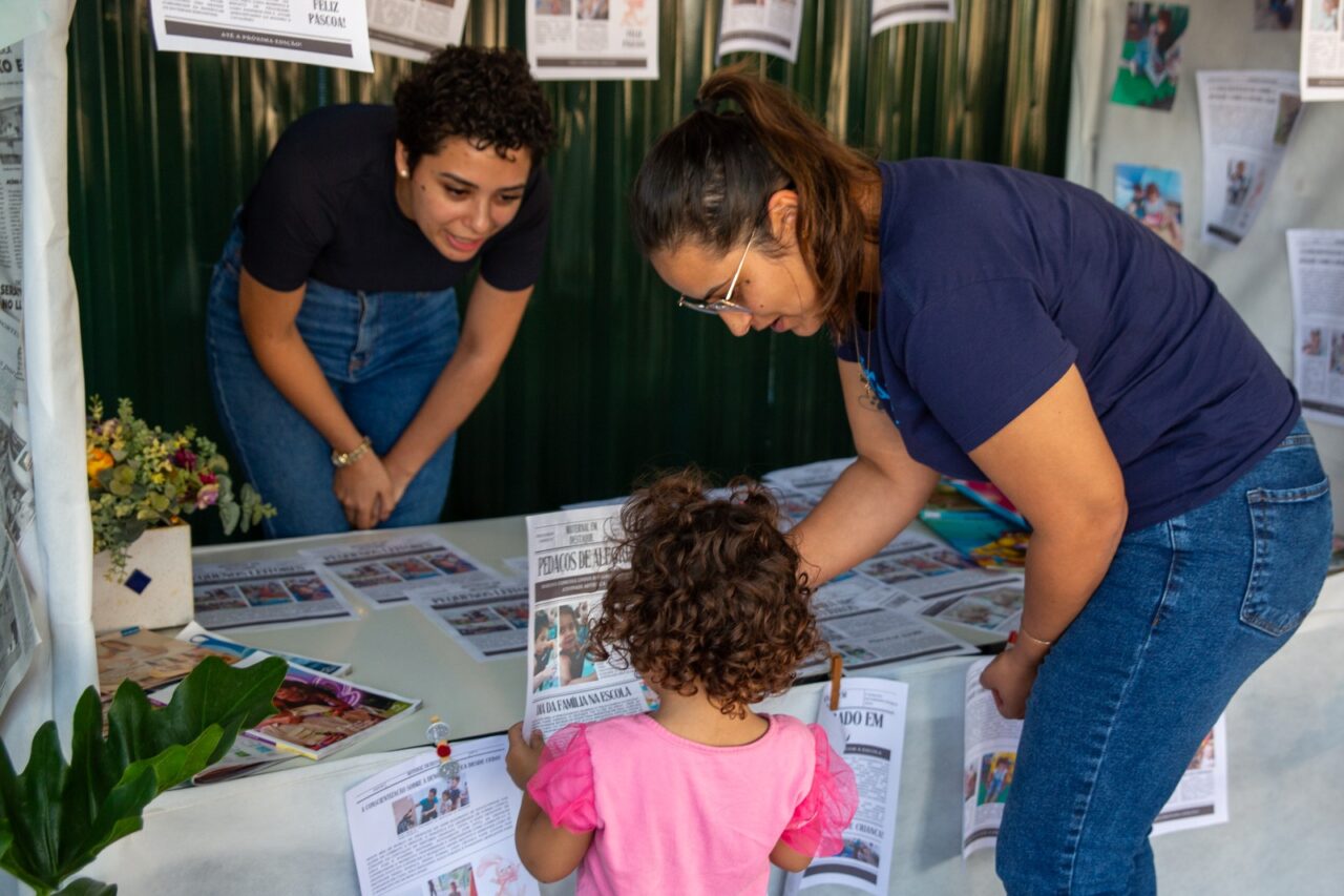 Maternal em Destaque crianças produzem jornal em Chapecó