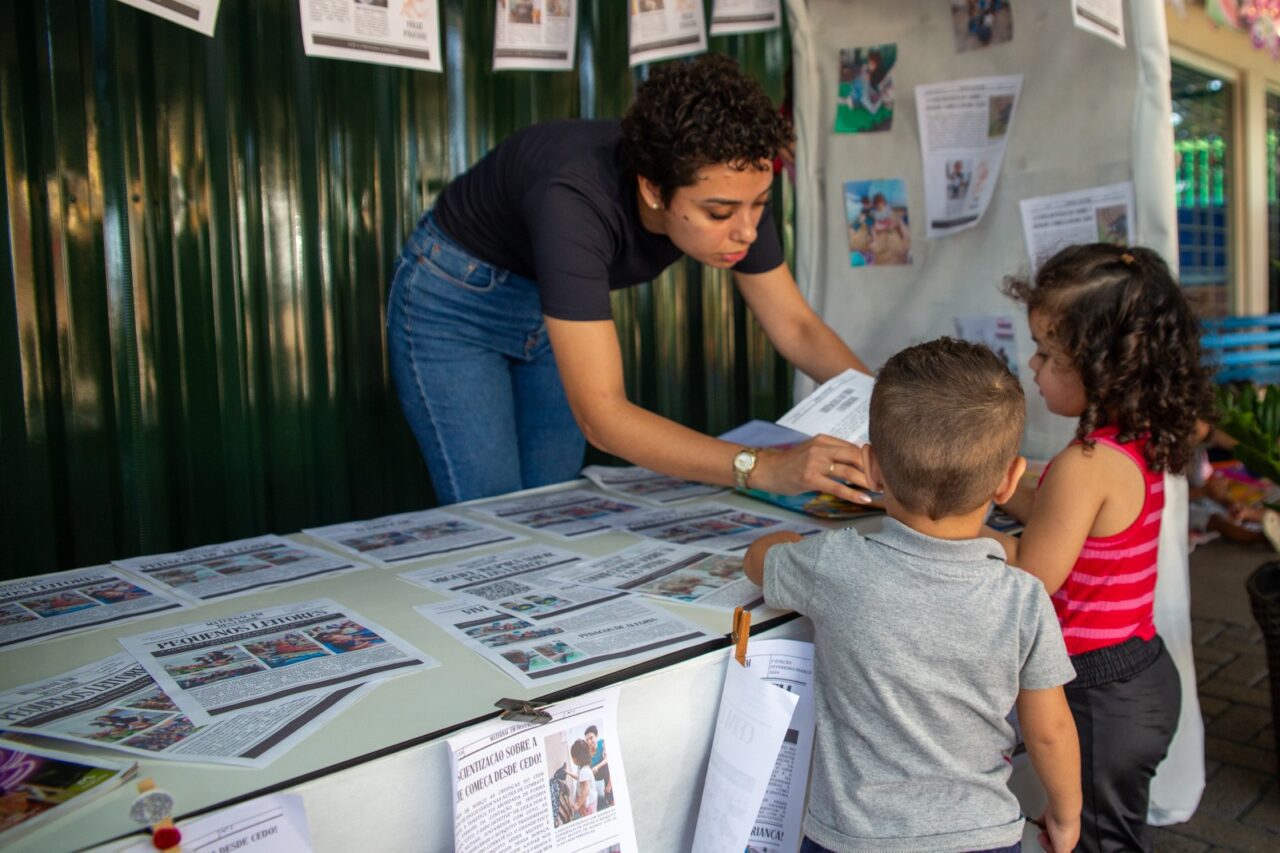 Maternal em Destaque crianças produzem jornal em Chapecó